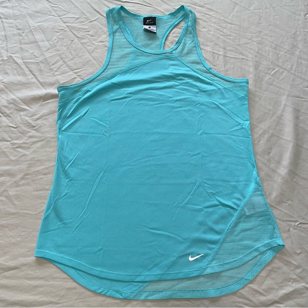 Nike Dri-Fit, workout tank, size L, baby blue